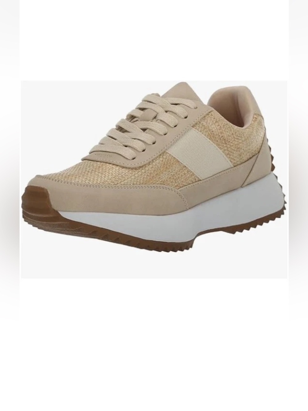 DV BY DOLCE VITA BREELA WOMENS SIZES 8.5 RAFFIA CUSHIONED SNEAKER